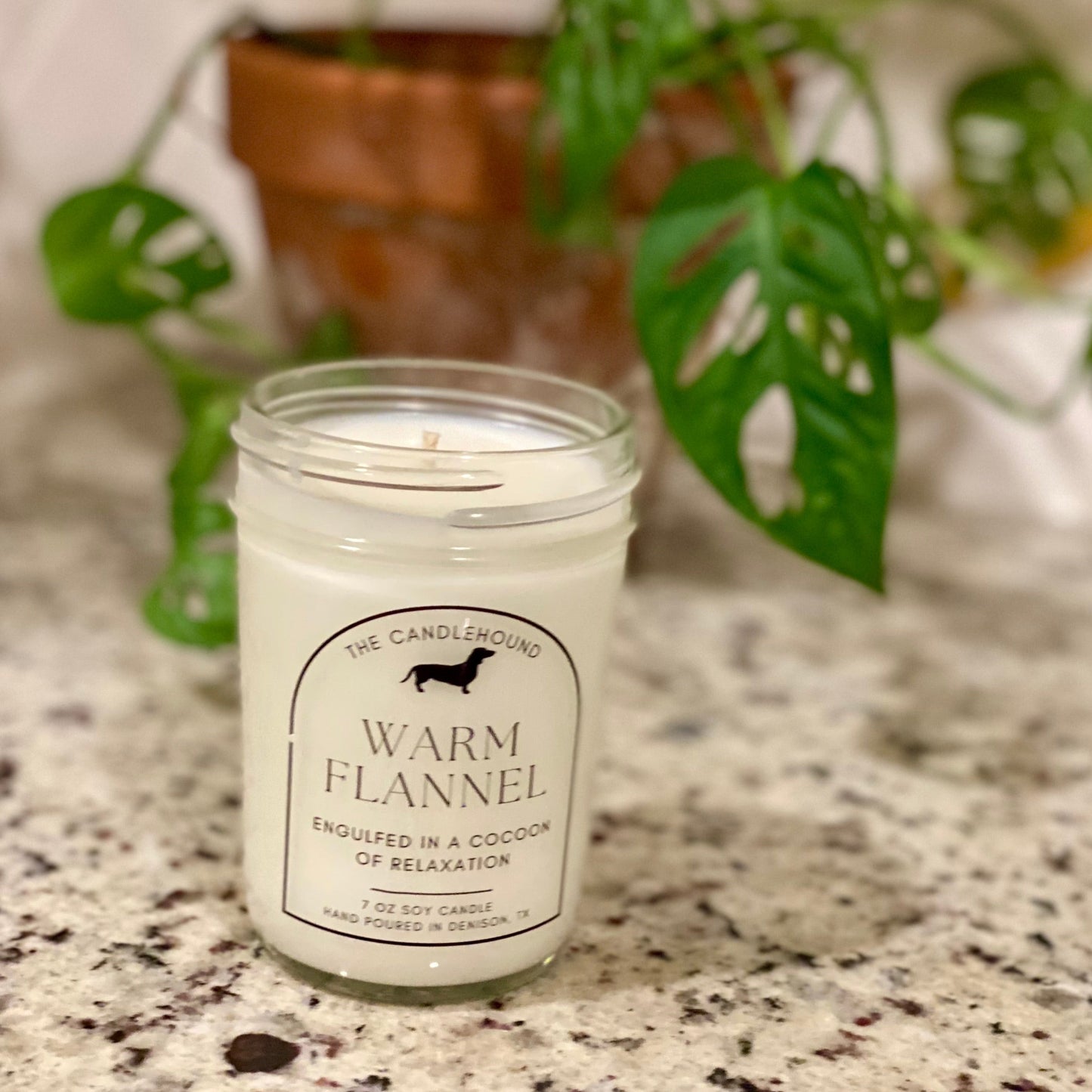 Warm Flannel  Soy Candle