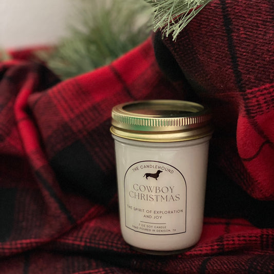 Cowboy Christmas Soy Candle